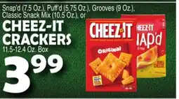 Bravo Supermarkets CHEEZ-IT CRACKERS 11.5-12.4 Oz. Box offer