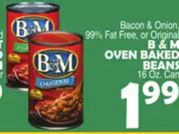 Bravo Supermarkets B & M OVEN BAKED BEANS offer