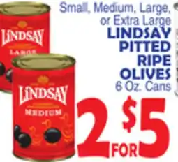 Bravo Supermarkets LINDSAY PITTED RIPE OLIVES offer