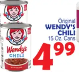 Bravo Supermarkets WENDY'S CHILI offer