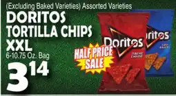 Bravo Supermarkets DORITOS TORTILLA CHIPS XXL offer