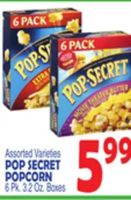 Bravo Supermarkets POP SECRET POPCORN offer