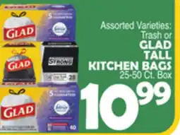 Bravo Supermarkets GLAD TALL KITCHEN BAGS offer