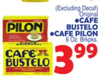 Bravo Supermarkets CAFE BUSTELO offer