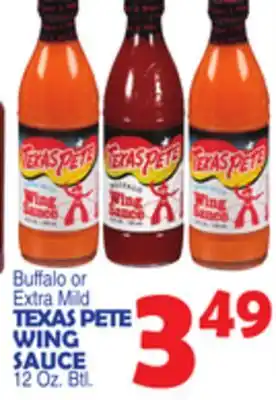 Bravo Supermarkets TEXAS PETE WING SAUCE offer