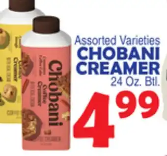 Bravo Supermarkets CHOBANI CREAMER offer