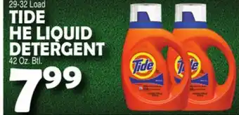 Bravo Supermarkets TIDE HE LIQUID DETERGENT offer