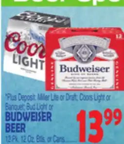 Bravo Supermarkets BUDWEISER BEER offer