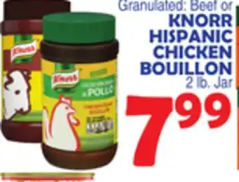 Bravo Supermarkets KNORR HISPANIC CHICKEN BOUILLON offer