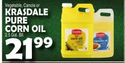 Bravo Supermarkets KRASDALE PURE CORN OIL offer