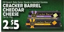 Bravo Supermarkets CRACKER BARREL CHEDDAR CHEESE offer