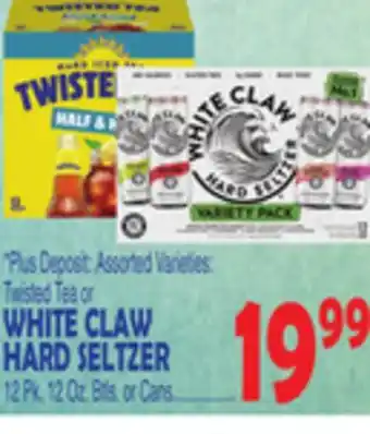 Bravo Supermarkets WHITE CLAW HARD SELTZER offer