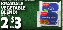 Bravo Supermarkets KRASDALE VEGETABLE BLENDS offer