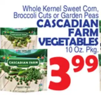 Bravo Supermarkets CASCADIAN FARM VEGETABLES offer