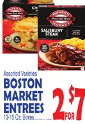 Bravo Supermarkets BOSTON MARKET ENTREES offer