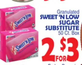 Bravo Supermarkets SWEET'N LOW SUGAR SUBSTITUTE offer