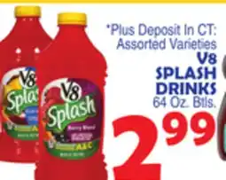 Bravo Supermarkets V8 SPLASH DRINKS offer