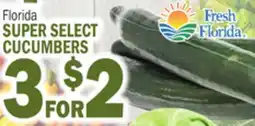 Bravo Supermarkets SUPER SELECT CUCUMBERS offer