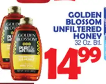 Bravo Supermarkets GOLDEN BLOSSOM UNFILTERED HONEY offer