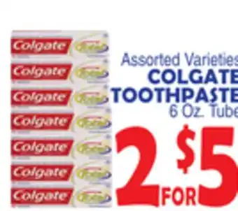 Bravo Supermarkets COLGATE TOOTHPASTE offer