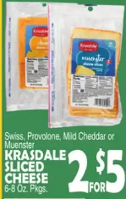 Bravo Supermarkets KRASDALE SLICED CHEESE offer