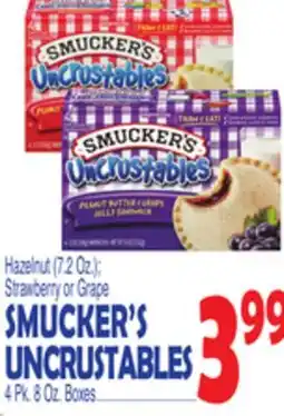 Bravo Supermarkets SMUCKER'S UNCRUSTABLES offer