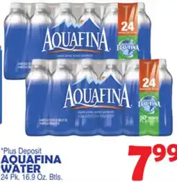 Bravo Supermarkets AQUAFINA WATER offer