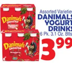 Bravo Supermarkets DANIMALS YOGURT DRINKS offer