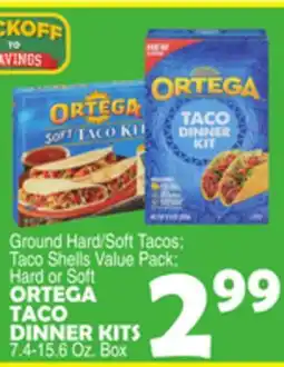 Bravo Supermarkets ORTEGA TACO DINNER KITS offer