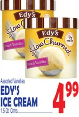 Bravo Supermarkets EDY'S ICE CREAM offer