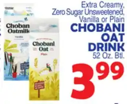 Bravo Supermarkets CHOBANI OAT DRINK offer