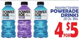 Bravo Supermarkets POWERADE DRINKS offer