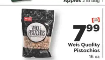 Weis Markets Weis Quality Pistachios offer