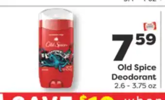 Weis Markets Old Spice Deodorant offer