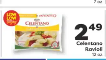 Weis Markets Celentano Ravioli offer