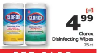 Weis Markets Clorox Disinfecting Wipes offer