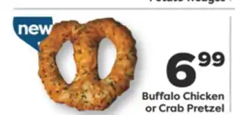 Weis Markets Buffalo Chicken or Crab Pretzel offer