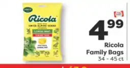 Weis Markets Ricola Family Bags offer