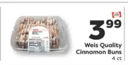 Weis Markets Weis Quality Cinnamon Buns offer