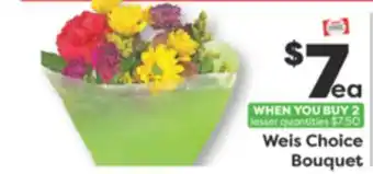 Weis Markets Weis Choice Bouquet offer