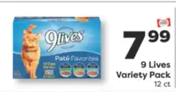 Weis Markets 9 Lives Variety Pack offer