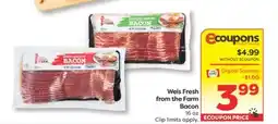 Weis Markets Weis Fresh from the Farm Bacon offer