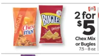 Weis Markets Chex Mix or Bugles offer