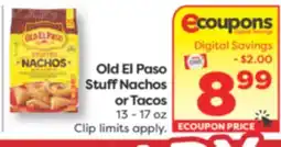 Weis Markets Old El Paso Stuff Nachos or Tacos offer