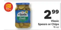 Weis Markets Vlasic Spears or Chips offer