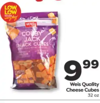 Weis Markets Weis Quality Cheese Cubes offer