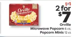 Weis Markets Orville Microwave Popcorn 6 ct Popcorn Minis 12 ct offer