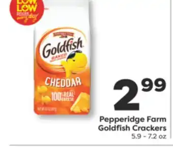 Weis Markets Pepperidge Farm Goldfish Crackers offer