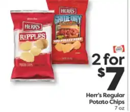 Weis Markets Herr's Regular Potato Chips offer