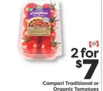 Weis Markets Campari Traditional or Organic Tomatoes offer